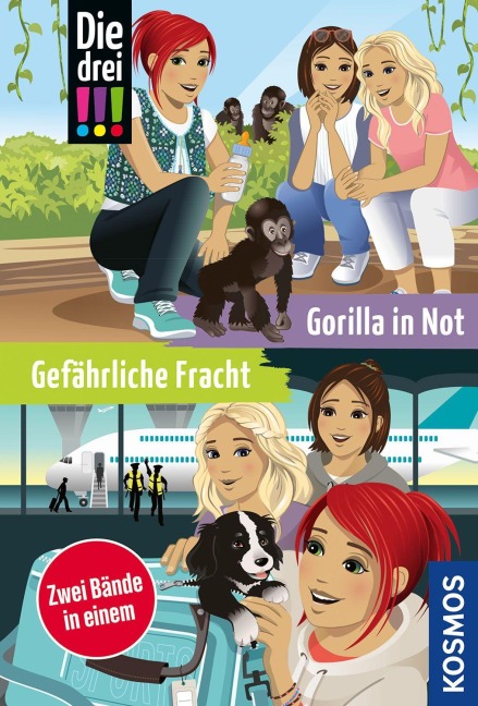 Die drei !!!, Gefährliche Fracht / Gorilla in Not (Doppelband) - Ann-Katrin Heger, Henriette Wich