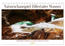 Cover-Bild zum Titel 'Naturschauspiel Zillertaler Wasser (Tischkalender 2026 DIN A5 quer), CALVENDO Monatskalender' von 'Joe Aichner'