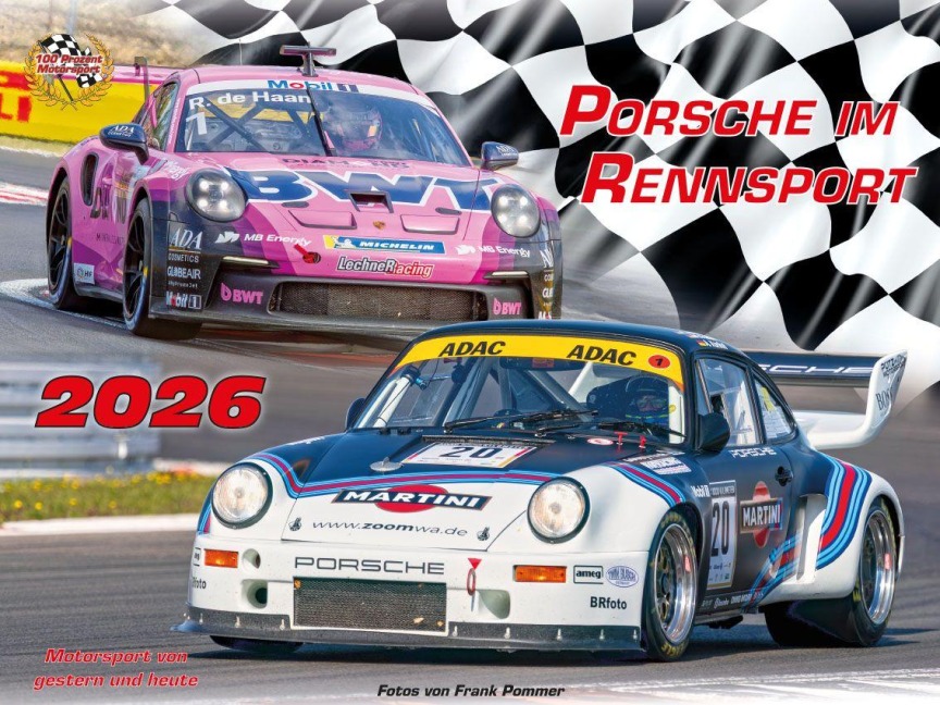 Porsche im Rennsport Kalender 2026 - Frank Pommer
