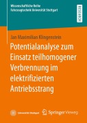 Cover-Bild zum Titel 'Potentialanalyse zum Einsatz teilhomogener Verbrennung im elektrifizierten Antriebsstrang' von 'Jan Maximilian Klingenstein'