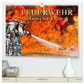 Feuerwehr - selbstlose Arbeit weltweit (hochwertiger Premium Wandkalender 2025 DIN A2 quer), Kunstdruck in Hochglanz - Peter Roder