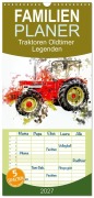 Cover-Bild zum Titel 'Familienplaner 2027 - Traktoren Oldtimer Legenden mit 5 Spalten (Wandkalender, 21 x 45 cm) CALVENDO' von 'Peter Roder'