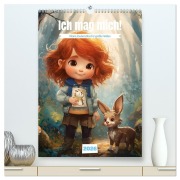 Cover-Bild zum Titel 'Ich mag mich! Kleine Zaubersätze für große Helden (hochwertiger Premium Wandkalender 2026 DIN A2 hoch), Kunstdruck in Hochglanz' von 'Fenella de Leon'