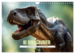 KI Dinosaurier - Herrscher der Lüfte, Land und Meer (Wandkalender 2026 DIN A4 quer), CALVENDO Monatskalender - Claudia Schimmack