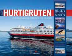 Cover-Bild zum Titel 'Hurtigruten Kalender 2027 | Unterwegs zwischen Bergen und Kirkenes' von 'Ackermann Kunstverlag GmbH'