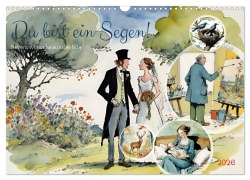 Cover-Bild zum Titel 'Du bist ein Segen! Segenswünsche aus der Bibel (Wandkalender 2026 DIN A3 quer), CALVENDO Monatskalender' von 'Steffani Lehmann'