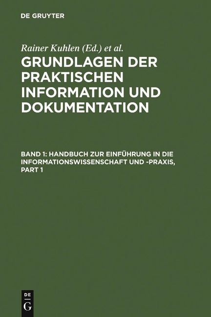 Grundlagen der praktischen Information und Dokumentation - 