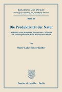 Cover-Bild zum Titel 'Die Produktivität der Natur.' von 'Marie-Luise Heuser-Keßler'