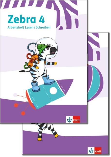 Zebra 4. Paket: Arbeitsheft Lesen/Schreiben und Arbeitsheft Sprache Klasse 4 - 