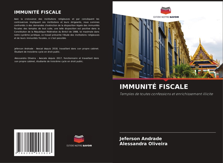 IMMUNITÉ FISCALE - Jeferson Andrade, Alessandra Oliveira