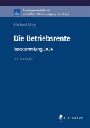 Cover-Bild zum Titel 'Die Betriebsrente' von 'Judith May, Brigitte Huber'