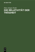 Cover-Bild zum Titel 'Die Relativität der Trägheit' von 'Hans-Jürgen Treder'