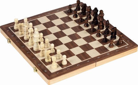 Schach/Dame Spiel 2in1, magnetisch - 