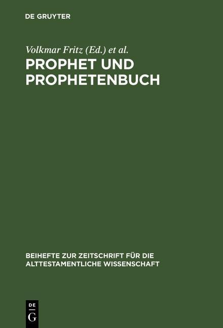 Prophet und Prophetenbuch - 