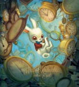 Cover-Bild zum Titel 'Das Weiße Kaninchen kommt zu spät' von 'Benjamin Lacombe'