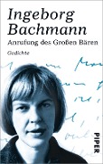 Cover-Bild zum Titel 'Anrufung des Großen Bären' von 'Ingeborg Bachmann'