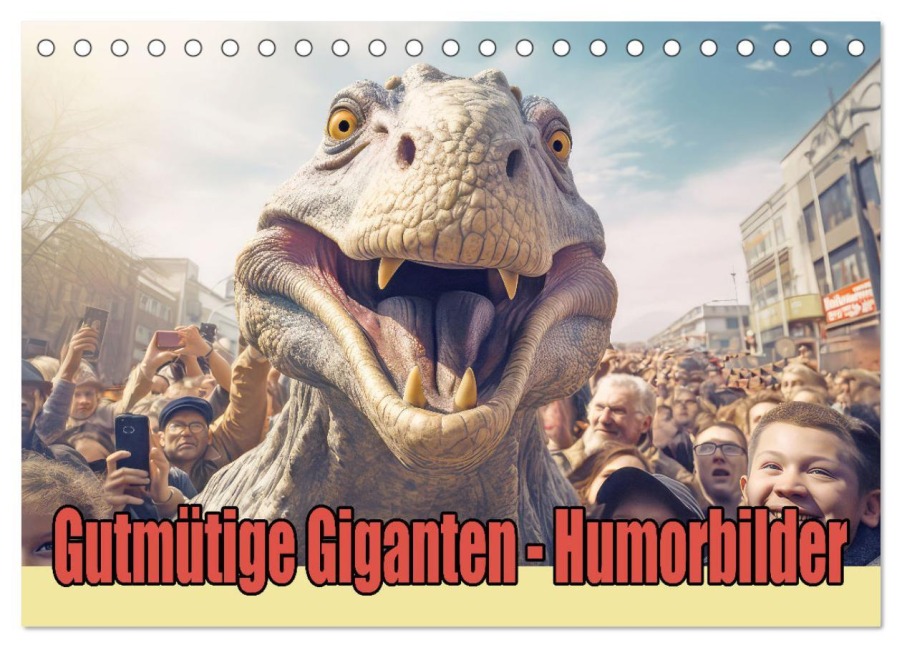 Gutmütige Giganten - Humorbilder (Tischkalender 2026 DIN A5 quer), CALVENDO Monatskalender - Liselotte Brunner-Klaus