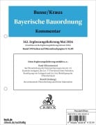 Cover-Bild zum Titel 'Bayerische Bauordnung  162. Ergänzungslieferung' von ''