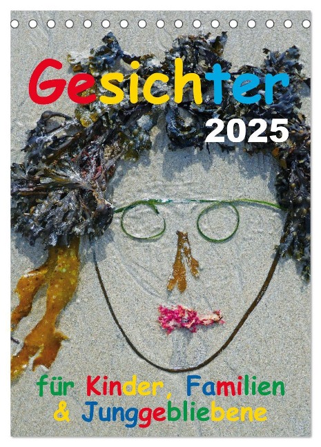 Gesichter für Kinder, Familien & Junggebliebene (Tischkalender 2025 DIN A5 hoch), CALVENDO Monatskalender - Oskar Vogl