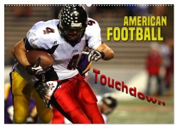 Cover-Bild zum Titel 'American Football - Touchdown (Wandkalender 2026 DIN A2 quer), CALVENDO Monatskalender' von 'Renate Bleicher'