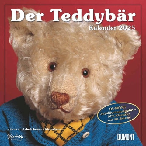 Der Teddybär 2025 - Broschürenkalender - Wandkalender - Format 30 x 30 cm - 