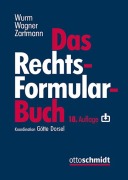 Cover-Bild zum Titel 'Das Rechtsformularbuch' von 'Paul H. Assies'