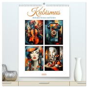 Cover-Bild zum Titel 'Kubismus - Abstrakte Formen und Farben (hochwertiger Premium Wandkalender 2026 DIN A2 hoch), Kunstdruck in Hochglanz' von 'Cathrin Illgen'