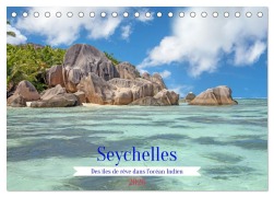 Cover-Bild zum Titel 'Seychelles - Des îles de rêve dans l'océan Indien (Calendrier de bureau 2026 DIN A5 vertical), CALVENDO calendrier mensuel' von 'Thomas Bugdoll'