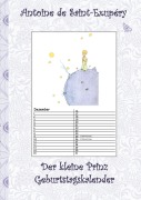 Cover-Bild zum Titel 'Der kleine Prinz - Geburtstagskalender' von 'Antoine de Saint-Exupéry, Elizabeth M. Potter'