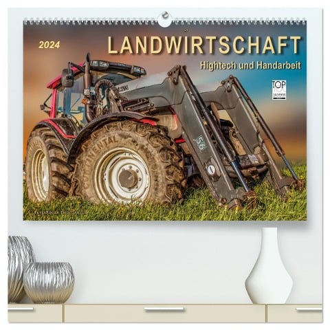 Landwirtschaft - Hightech und Handarbeit (hochwertiger Premium Wandkalender 2024 DIN A2 quer), Kunstdruck in Hochglanz - Peter Roder