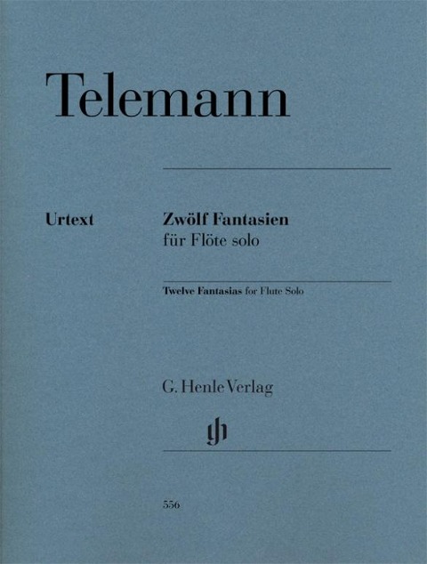 Zwölf Fantasien für Flöte solo TWV 40:2-13 - Georg Philipp Telemann