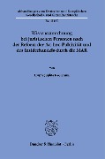 Wissenszurechnung bei juristischen Personen nach der Reform der Ad-hoc-Publizität und des Insiderhandels durch die MAR - Laura Sophie Neumann