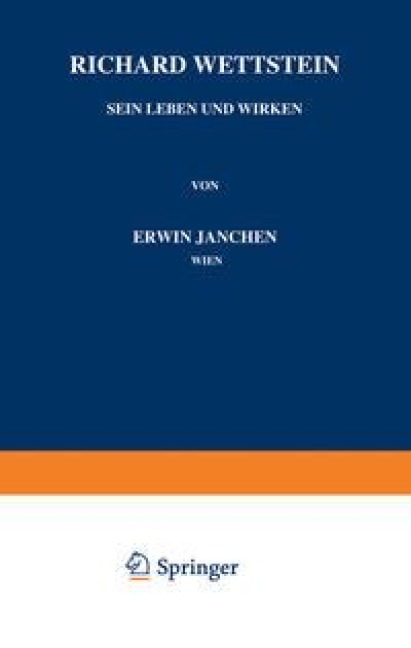 Richard Wettstein - Erwin Janchen