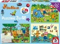 Ein Tag mit der Maus, 3x48 Teile Puzzle - 