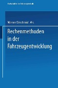 Cover-Bild zum Titel 'Rechenmethoden in der Fahrzeugentwicklung' von 'Werner Dirschmid'