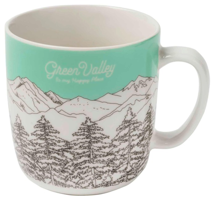 Green Valley Mug 'Whispering Pines' - 