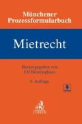 Cover-Bild zum Titel 'Münchener Prozessformularbuch Bd. 1: Mietrecht' von ''