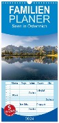 Familienplaner 2024 - Seen in Österreich mit 5 Spalten (Wandkalender, 21 x 45 cm) CALVENDO - Katrin Streiparth