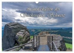 Cover-Bild zum Titel 'Landschaften der Sächsischen Schweiz (Wandkalender 2026 DIN A3 quer), CALVENDO Monatskalender' von 'Natalja Maibach und Michael Borgulat'