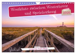 Westküste zwischen Westerhever und Speicherkoog (Wandkalender 2026 DIN A4 quer), CALVENDO Monatskalender - Ute Jackisch