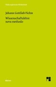 Cover-Bild zum Titel 'Wissenschaftslehre nova methodo' von 'Johann Gottlieb Fichte'
