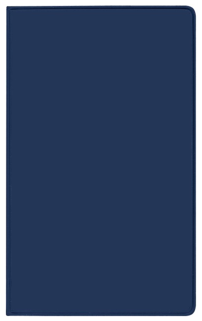 Taschenkalender Pluto geheftet PVC blau 2026 - 