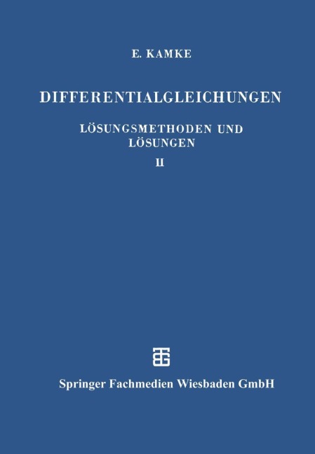 Differentialgleichungen Lösungsmethoden und Lösungen - 