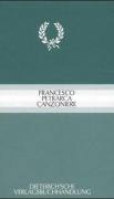 Cover-Bild zum Titel 'Canzoniere' von 'Francesco Petrarca'