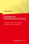Cover-Bild zum Titel 'Grundlagen der Wahrscheinlichkeitsrechnung' von 'Günter Hinrichs'