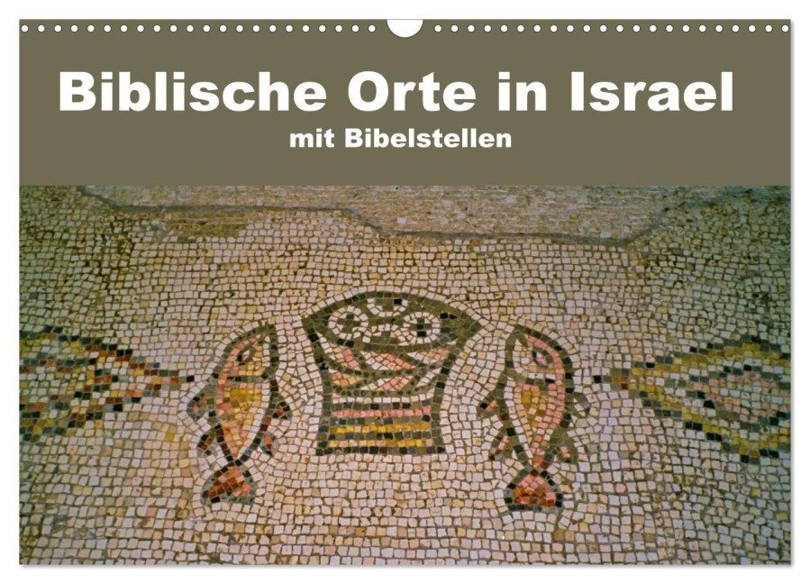 Biblische Orte in Israel mit Bibelstellen (Wandkalender 2027 DIN A3 quer), CALVENDO Monatskalender - Hans-Georg Vorndran