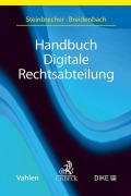 Cover-Bild zum Titel 'Handbuch Digitale Rechtsabteilung' von ''