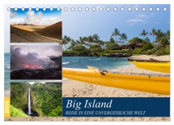 Cover-Bild zum Titel 'Big Island - Reise in eine unvergessliche Welt (Tischkalender 2026 DIN A5 quer), CALVENDO Monatskalender' von 'Rabea Albilt'
