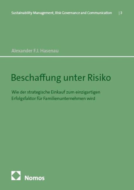Beschaffung unter Risiko - Alexander F. J. Hasenau