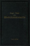 Cover-Bild zum Titel 'Die Elektrizitätstarife' von 'Gustav Siegel, Hans Nissel'